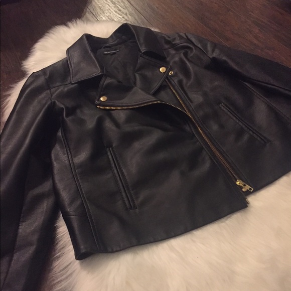 J. Crew Jackets & Blazers - J Crew Faux Leather Jacket